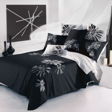 CHIQUITA  BLACK KING SIZE QUILT COVER SET  (BY BIANCA)   $160.00